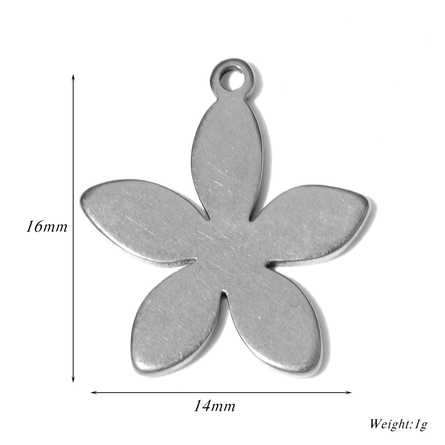 Damen Schmuckanhänger in Form einer filigranen Blüte aus hochwertigem Metall Shop Nory
