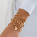 Damen Armkettenset mit modernen Designdetails und vielseitigen Stilen