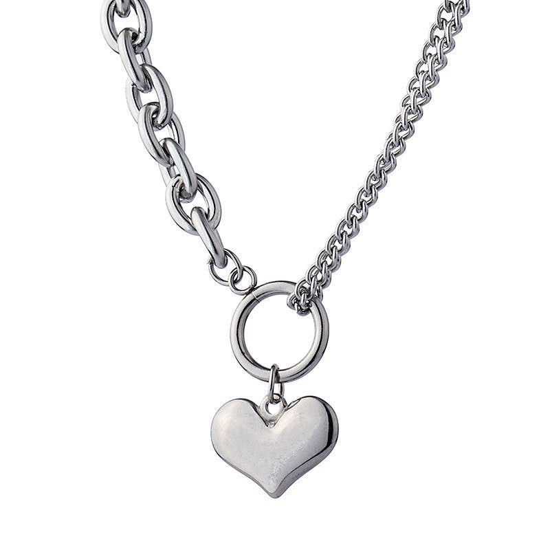 Damen Herz Anhänger Kette Halskette Shop Nory