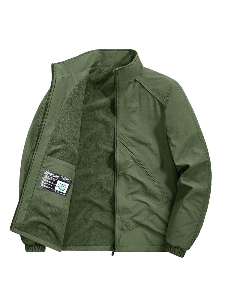 Herren Leichte Übergangsjacke mit Fleece-Futter Shop Nory