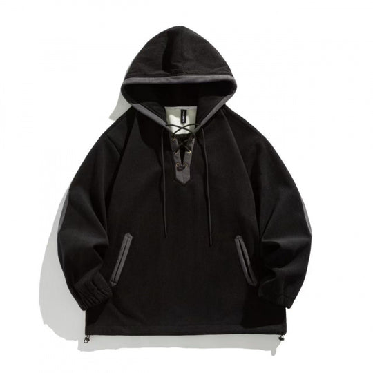 Unisex Oversize Kapuzenpullover mit Schnürung und Kängurutaschen Shop Nory