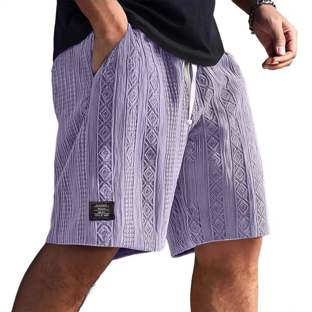 Herren Stilvolle Freizeithosen im lässigen Strickdesign