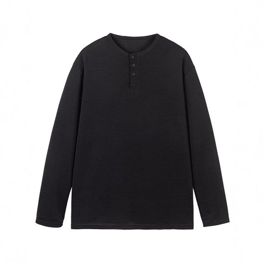 Unisex Thermisches Henley‑Shirt mit Waffelstruktur und langer Arm Shop Nory