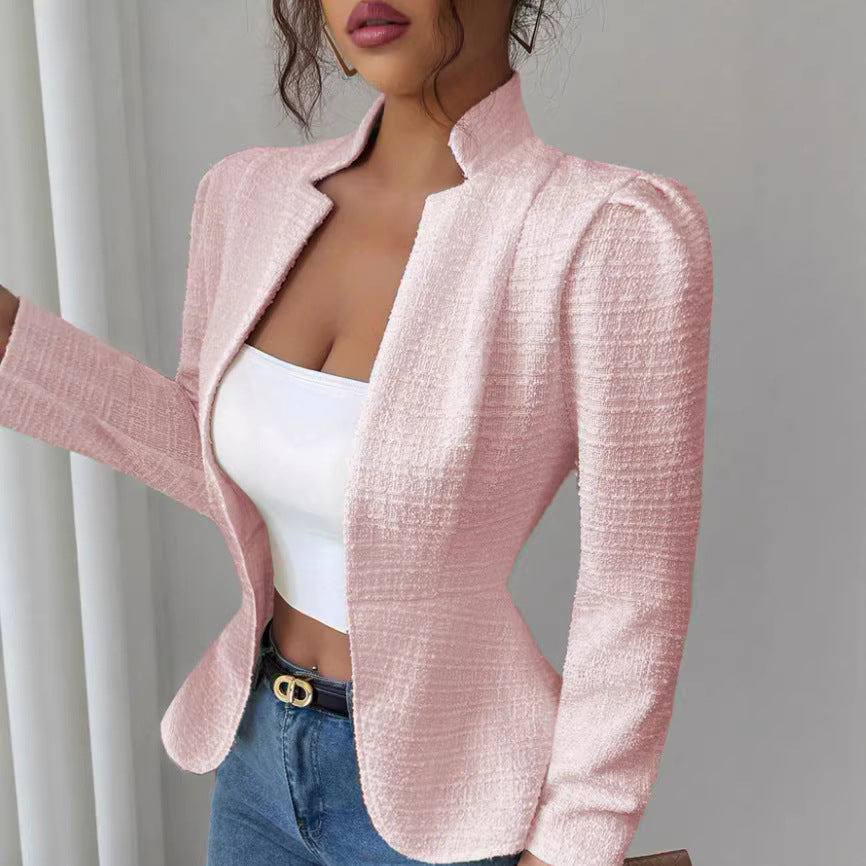 Damen Elegante und zeitlose Blazerjacke