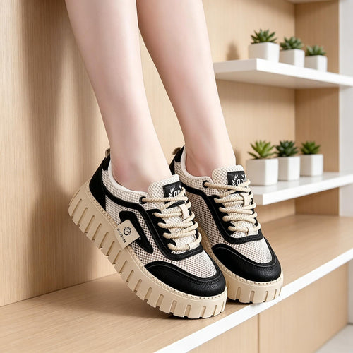 Damen Atmungsaktive Sneaker mit stabiler Sohle Shop Nory