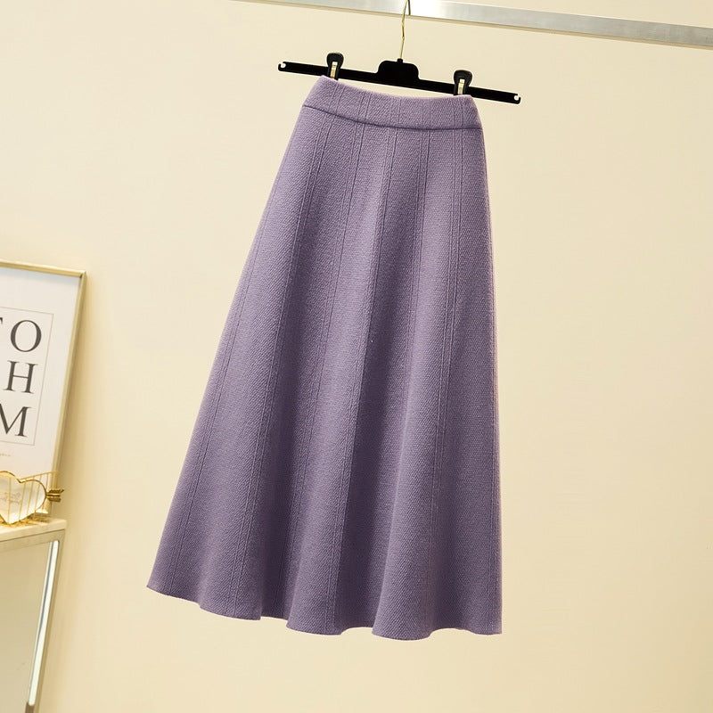 Damen Weit geschnittener, eleganter Midirock Shop Nory