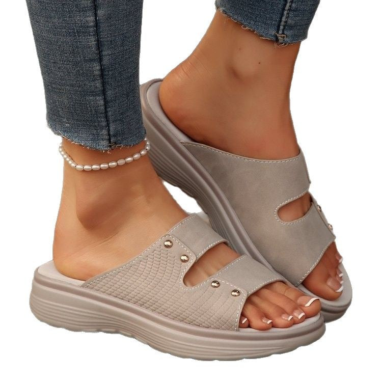 Damen Komfortable Pantoletten mit Stil und anatomischem Fußbett Shopnory