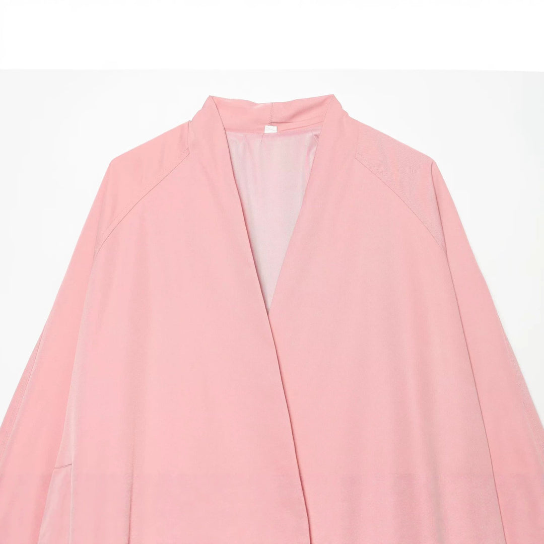 Damen Leichte Cropped-Bomberjacke im Boxy‑Schnitt mit offenem Kimono‑Verschluss Shop Nory