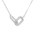 Damen Halskette mit hochwertigem Kettenanhänger aus Zirkonia und feinen Details Shop Nory