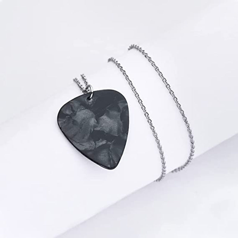 Damen Halskette mit Gitarrenpick-Anhänger Shop Nory