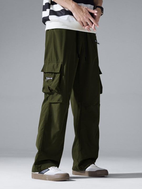 Herren Cargo-Jogginghose mit Multifachtaschen und Kordelzugbund Shop Nory