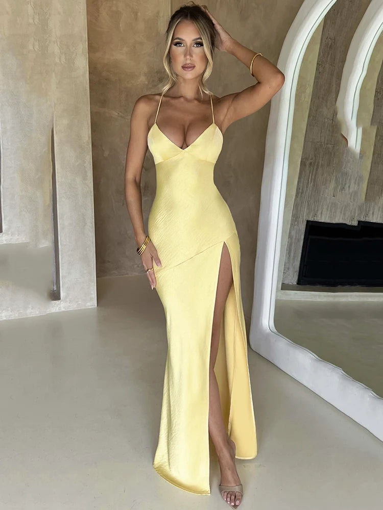 Sexy Kleid mit V-Ausschnitt