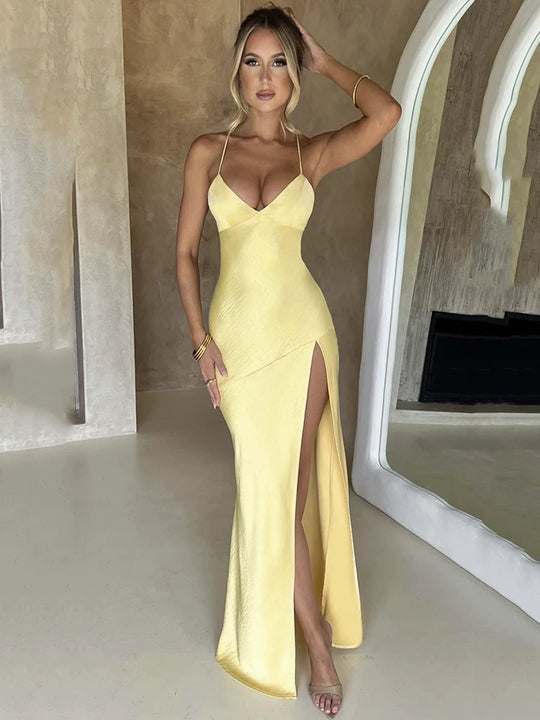 Sexy Kleid mit V-Ausschnitt