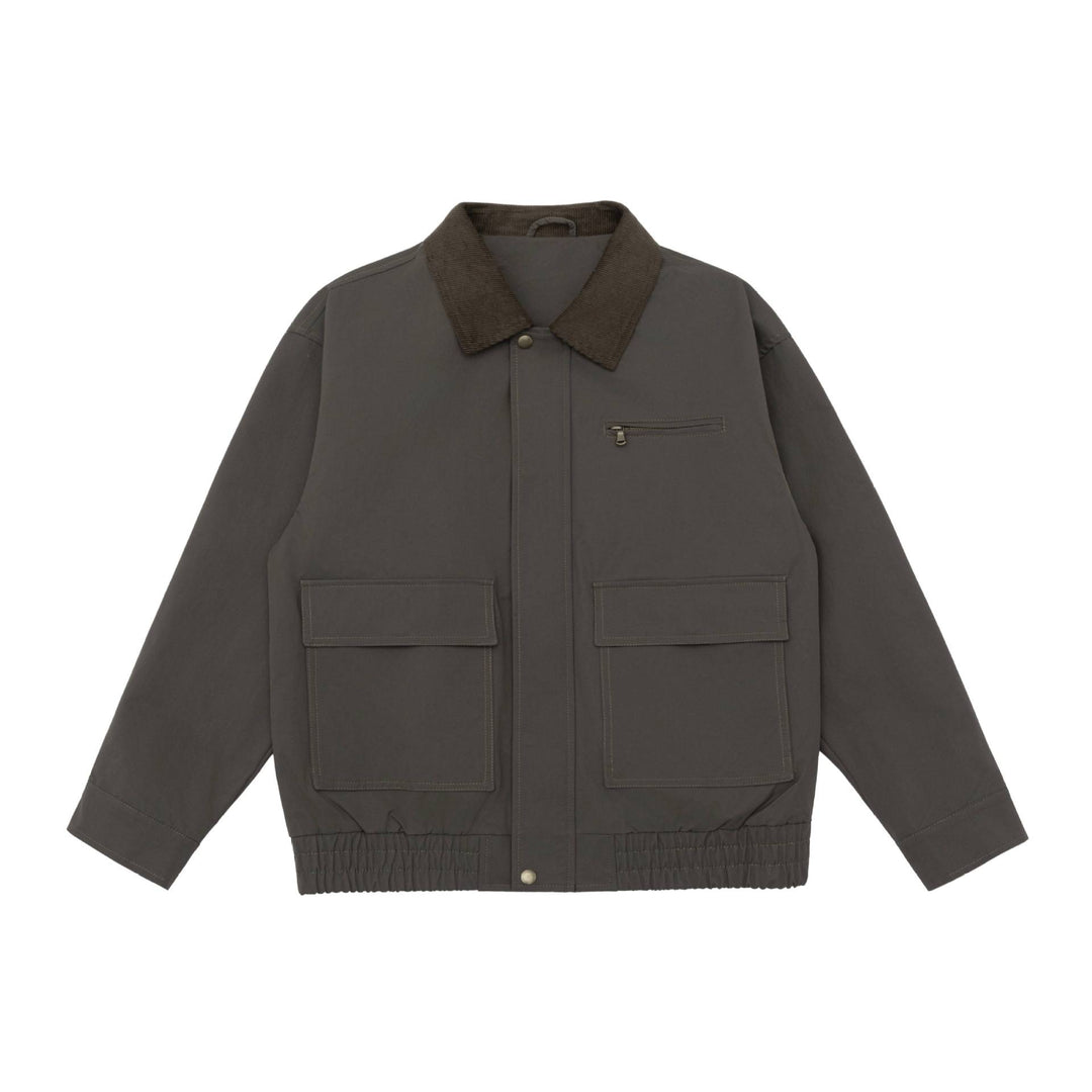 Herren Oversize Workwear-Jacke mit Kordkragen und großen Pattentaschen Shop Nory