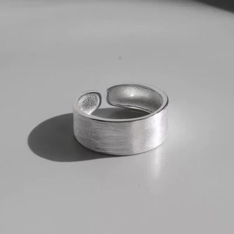 Damen moderner minimalistischer Edelstahlring Shop Nory