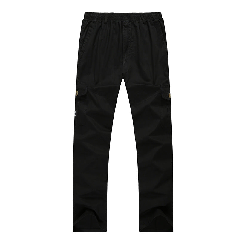 Herren Cargohose mit elastischem Bund, multifunktionalen Utility‑Taschen und geradem Schnitt Shop Nory