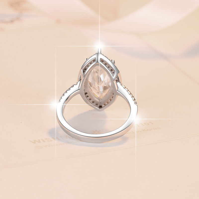 Damenring mit elegantem Marquise-Design und funkelndem Zirkonia Shop Nory