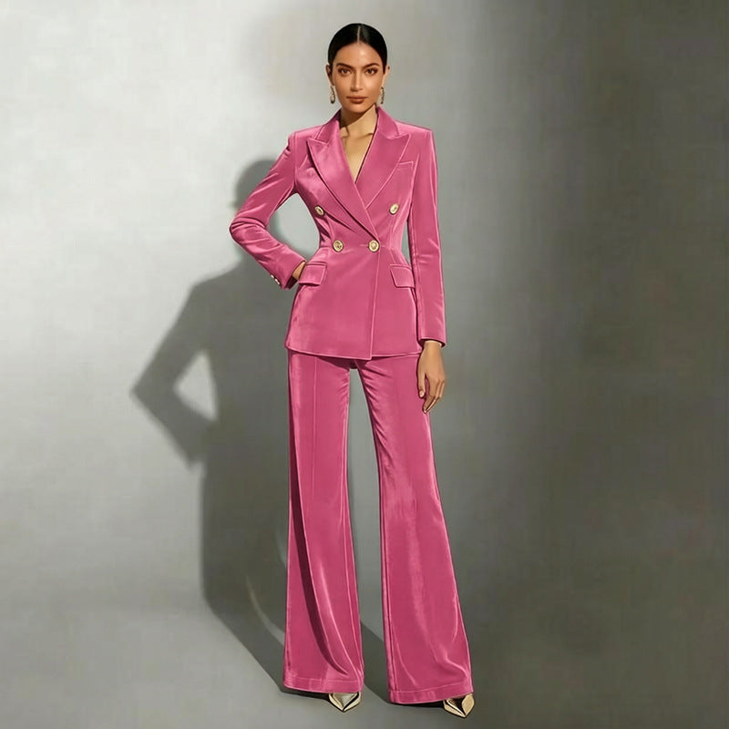 Damen Elegantes und Hochwertiges Samtanzug Shop Nory