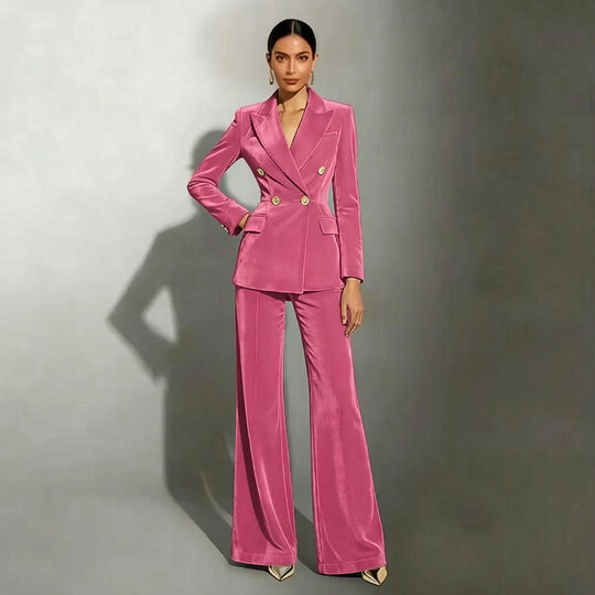 Damen Elegantes und Hochwertiges Samtanzug Shop Nory