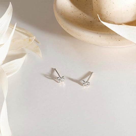 Damen Ohrstecker mit eleganten Schleifen-Design Shop Nory