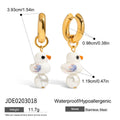 Damen Ohrhänger im verspielten Enten-Design mit Perlenschmuck und hypoallergener Edelstahlverarbeitung Shop Nory