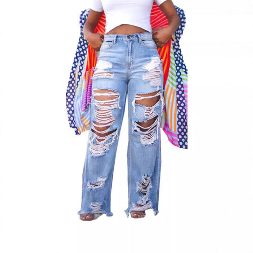 Denim Hole Lose Jeans