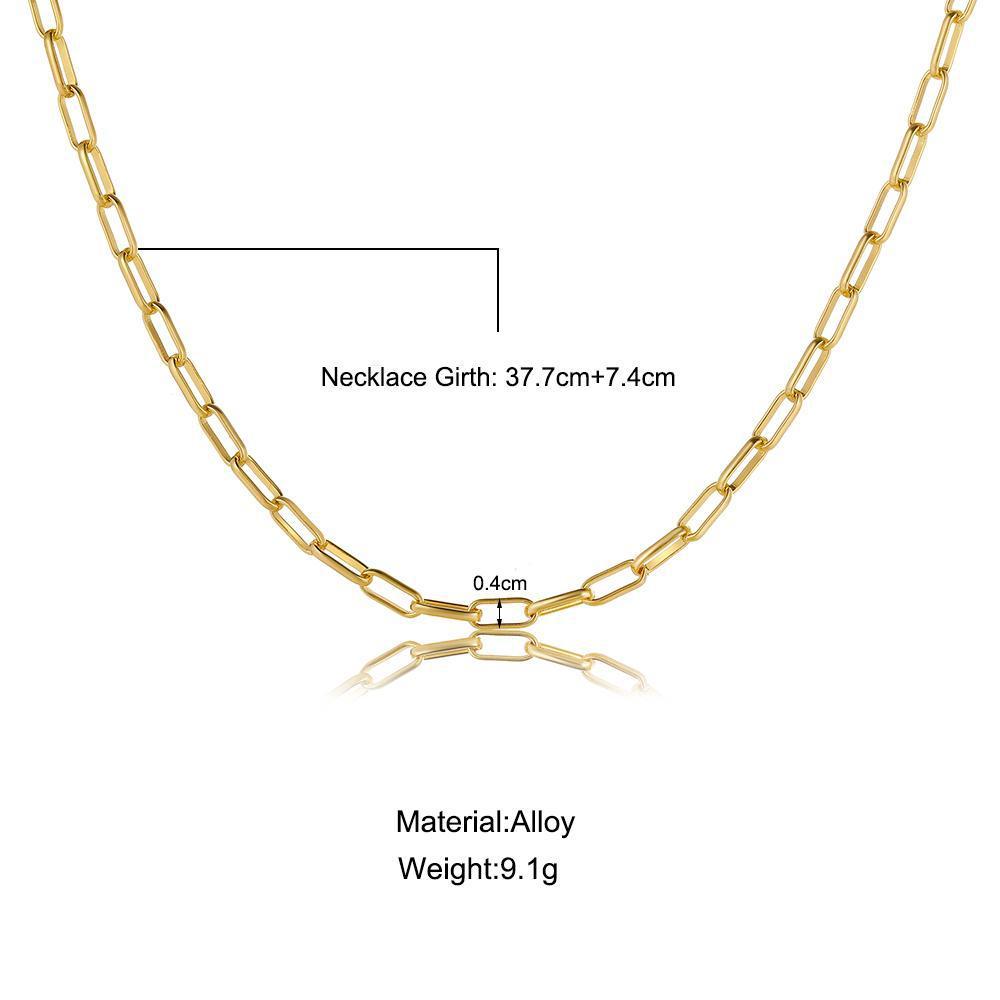 Damen Halskette mit modernen Gliederdesigns und eleganter Ausstrahlung Shop Nory