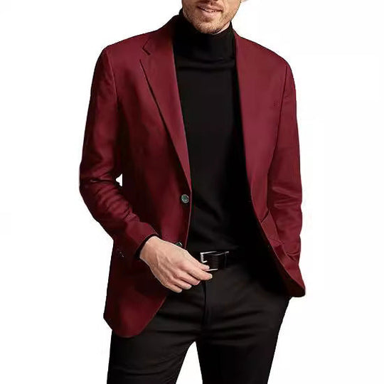 Herren eleganter Sakko mit klassischem Schnitt und modernen Akzenten