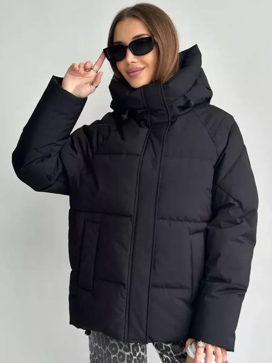Damen Modische Oversized Daunenjacke