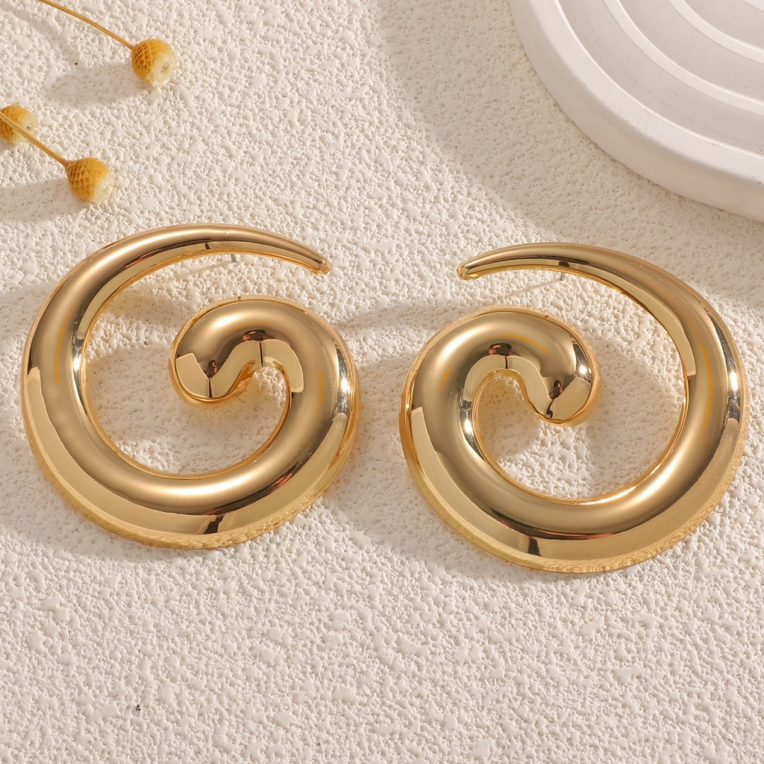 Damen Halskette mit elegantem spiralförmigem Anhänger Shop Nory