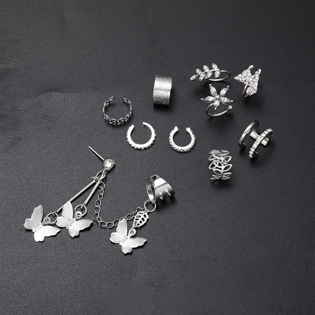 Damen Ohrringe Set mit kreativen Designs und funkelnden Akzenten Shop Nory