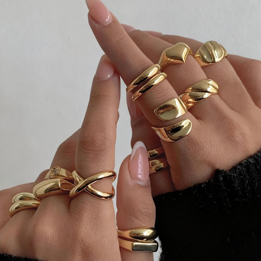 Damen Ring-Set mit kunstvollen und skulpturalen Designs Shop Nory