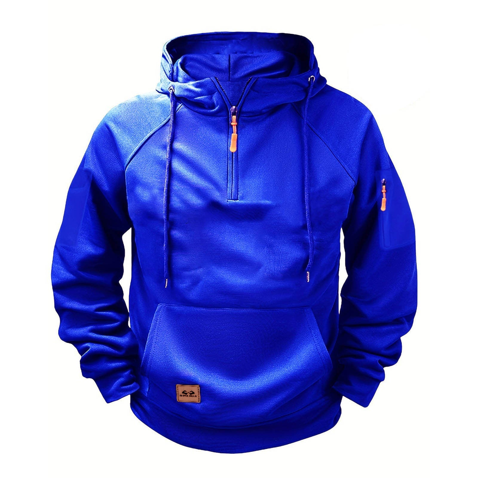 Herren sportlicher Kapuzenpullover mit praktischem Reißverschluss