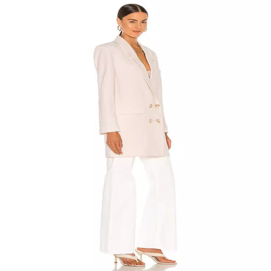 Damen Longline Oversize‑Blazer im Double‑Breasted Tailoring mit verlängertem Schnitt Shop Nory