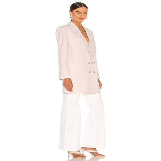 Damen Longline Oversize‑Blazer im Double‑Breasted Tailoring mit verlängertem Schnitt Shop Nory
