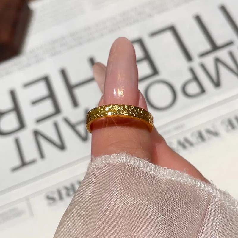 Damen eleganter, strukturierter Ring Shop Nory