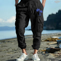 Herren Cargohose mit seitlichen Taschen und verstellbarem Bund
