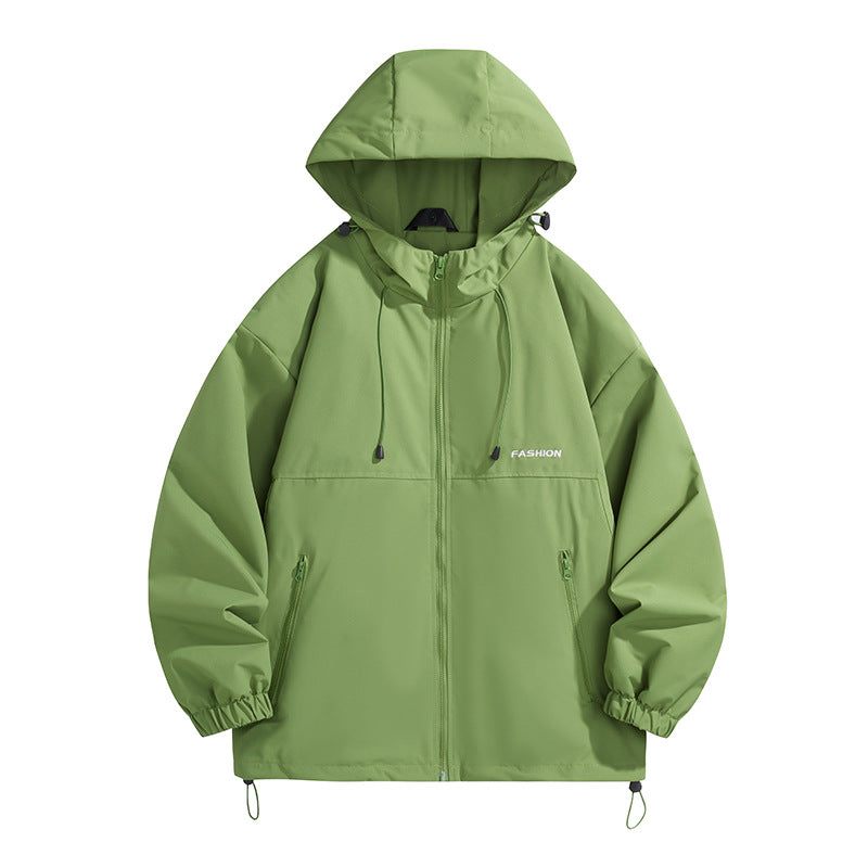 Herren Tech-Kapuzenwindbreaker mit verstellbarem Saum und wasserabweisender Membran Shop Nory