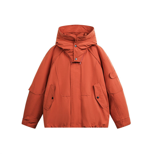 Herren technische Outdoorjacke mit verstellbarer Kapuze und Utility-Taschen Shop Nory