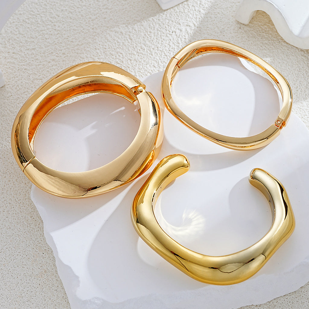 Damen goldenes Armreif-Set Shop Nory