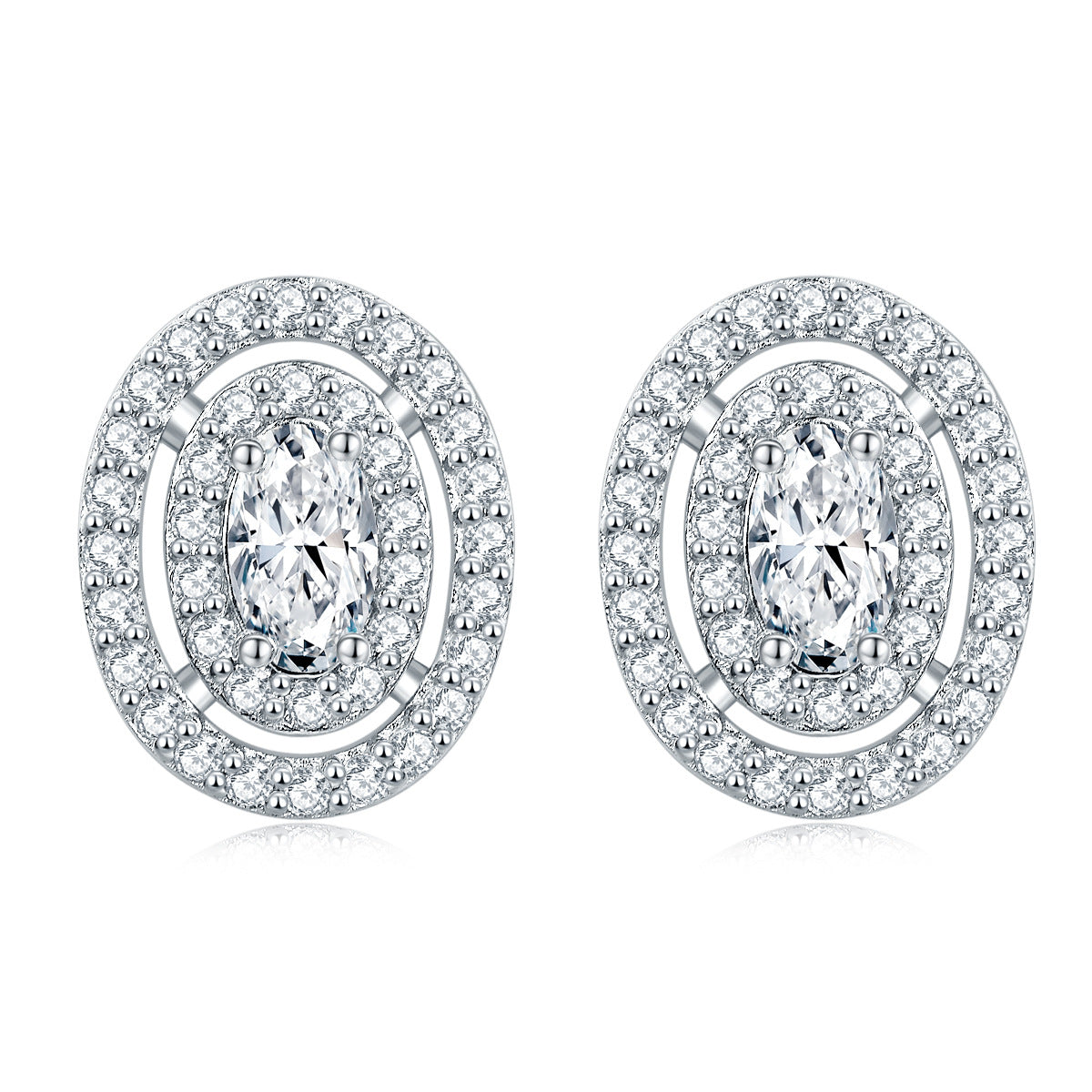 Damen Ohrringe mit stilvollem Schmetterlingsdesign und funkelndem Zirkonia-Besatz Shop Nory
