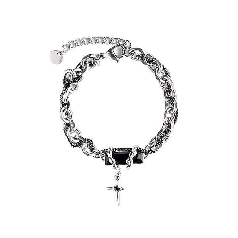 Damen Armkettchen mit kreativem Anhänger und stilvollem Gliederdesign Shop Nory