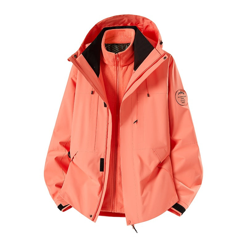 Herren Wetterfeste technische Softshell‑Trekkingjacke mit Kapuze und isolierendem Inneneinsatz Shop Nory
