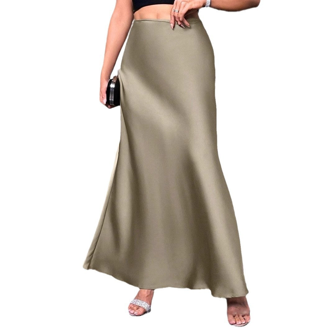 Damen Maxirock mit fließendem Schnitt und elegantem Fall