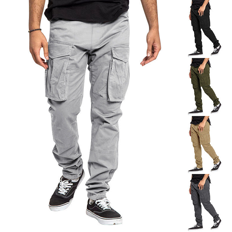 Herren nan tapered Cargo-Hose mit großen Klappentaschen, verstärkten Knien und schmal zulaufendem Bein Shop Nory