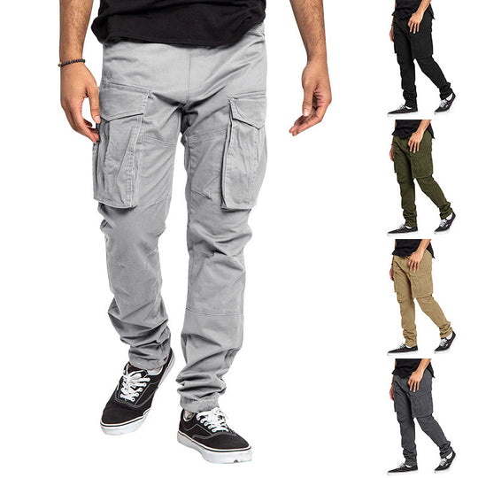 Herren nan tapered Cargo-Hose mit großen Klappentaschen, verstärkten Knien und schmal zulaufendem Bein Shop Nory