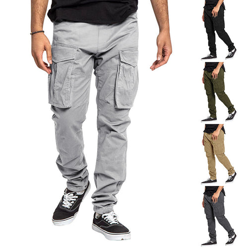 Herren nan tapered Cargo-Hose mit großen Klappentaschen, verstärkten Knien und schmal zulaufendem Bein Shop Nory