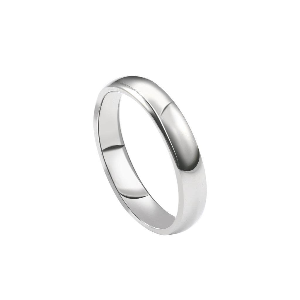 Herren Ring mit elegantem, hochglänzendem Finish und klassischer Form Shop Nory