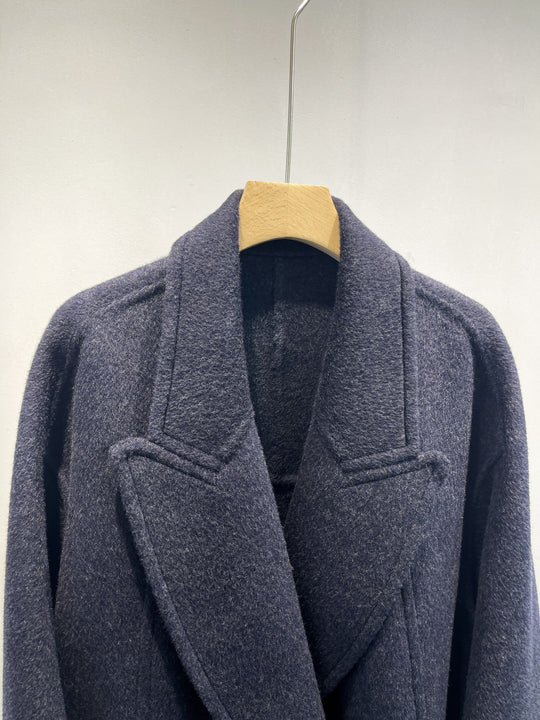 Damen maßgeschneiderter Overcoat aus einzigartigem strukturiertem Stoff Shop Nory