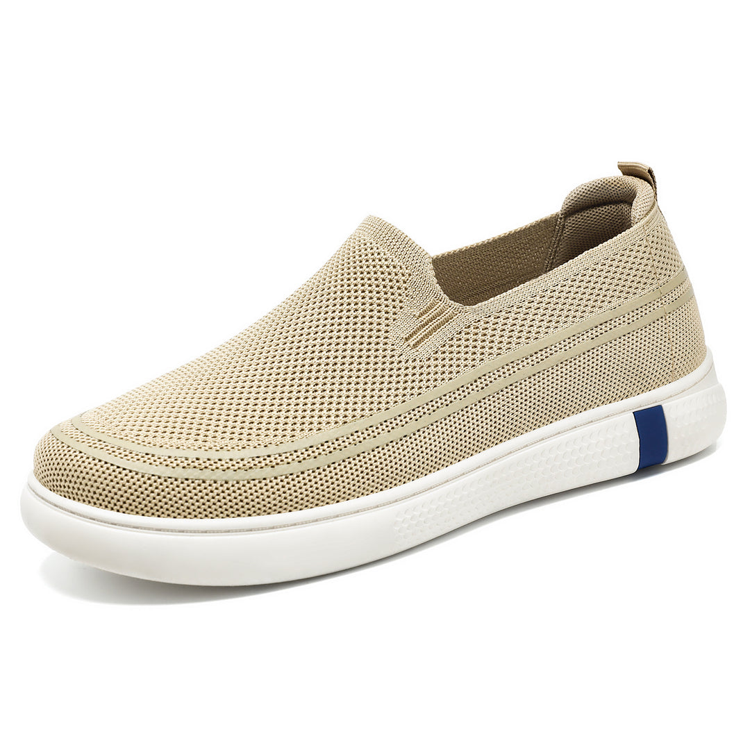 Herren nan nahtloser Strick-Slip-On Freizeit-Sneaker mit atmungsaktivem 3D-Mesh und stoßdämpfender EVA-Flexsohle Shop Nory